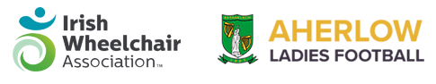 Irish Wheelchair Association and Aherlow Ladies Football logos